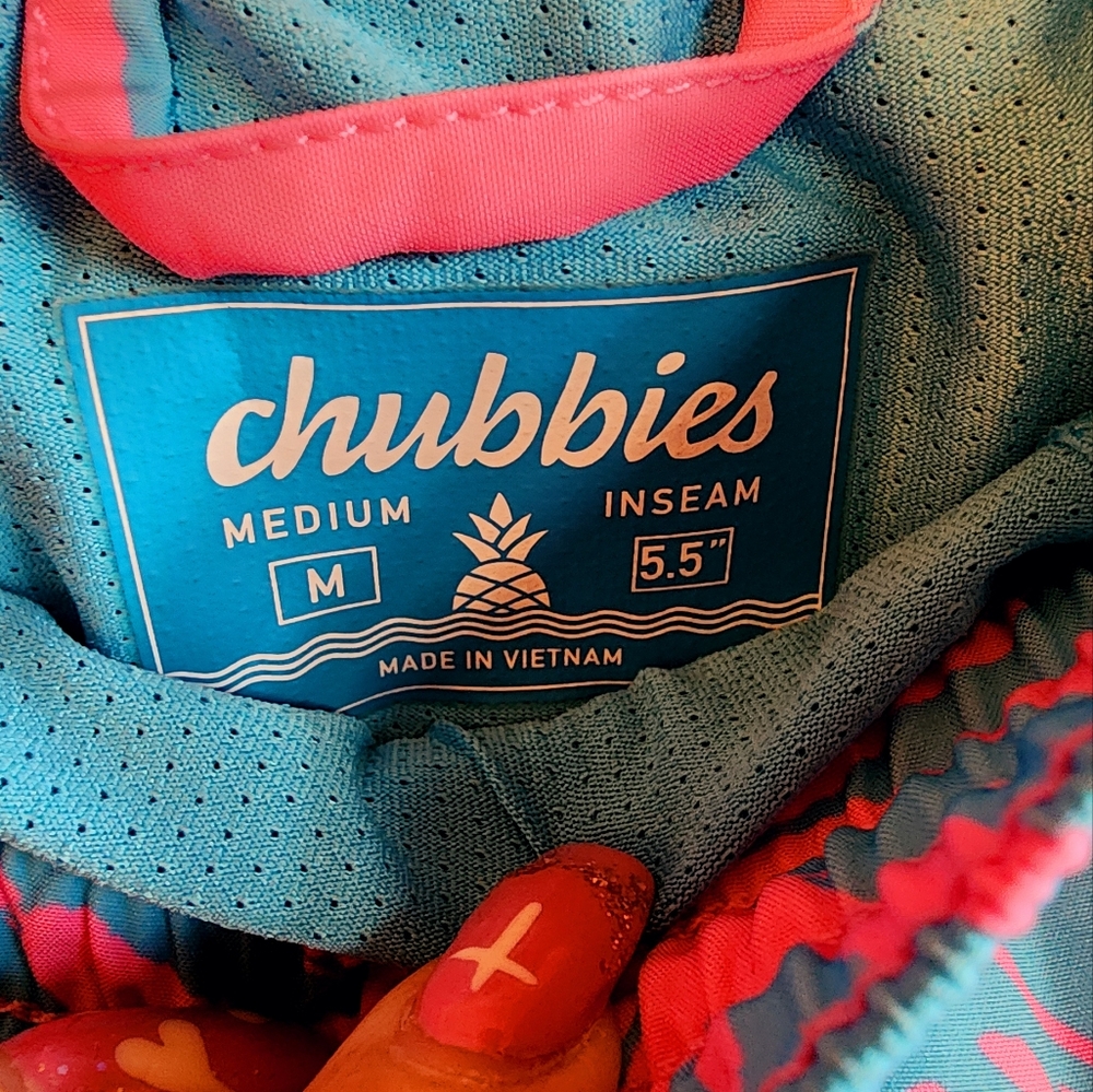 Chubbies Blue and Pink Shorts